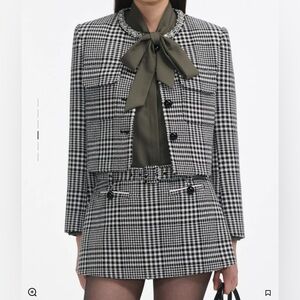Self-portrait CRYSTAL TRIM  Jacket